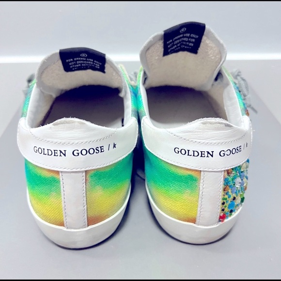 Golden Goose - Superstar Sneakers w/ Rainbow Crystals 38 - Picture 5 of 8